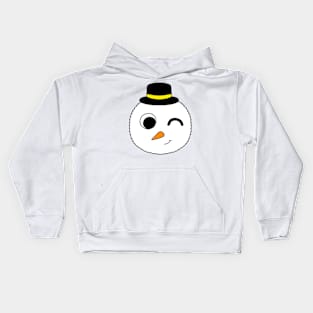 Snowman Puff Kids Hoodie